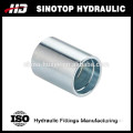 Carbon steel hydraulic hose fitting ferrule SAE100